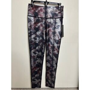 Mono B Snakeskin Print High Waist Leggings Athletic‎ Activewear Womens